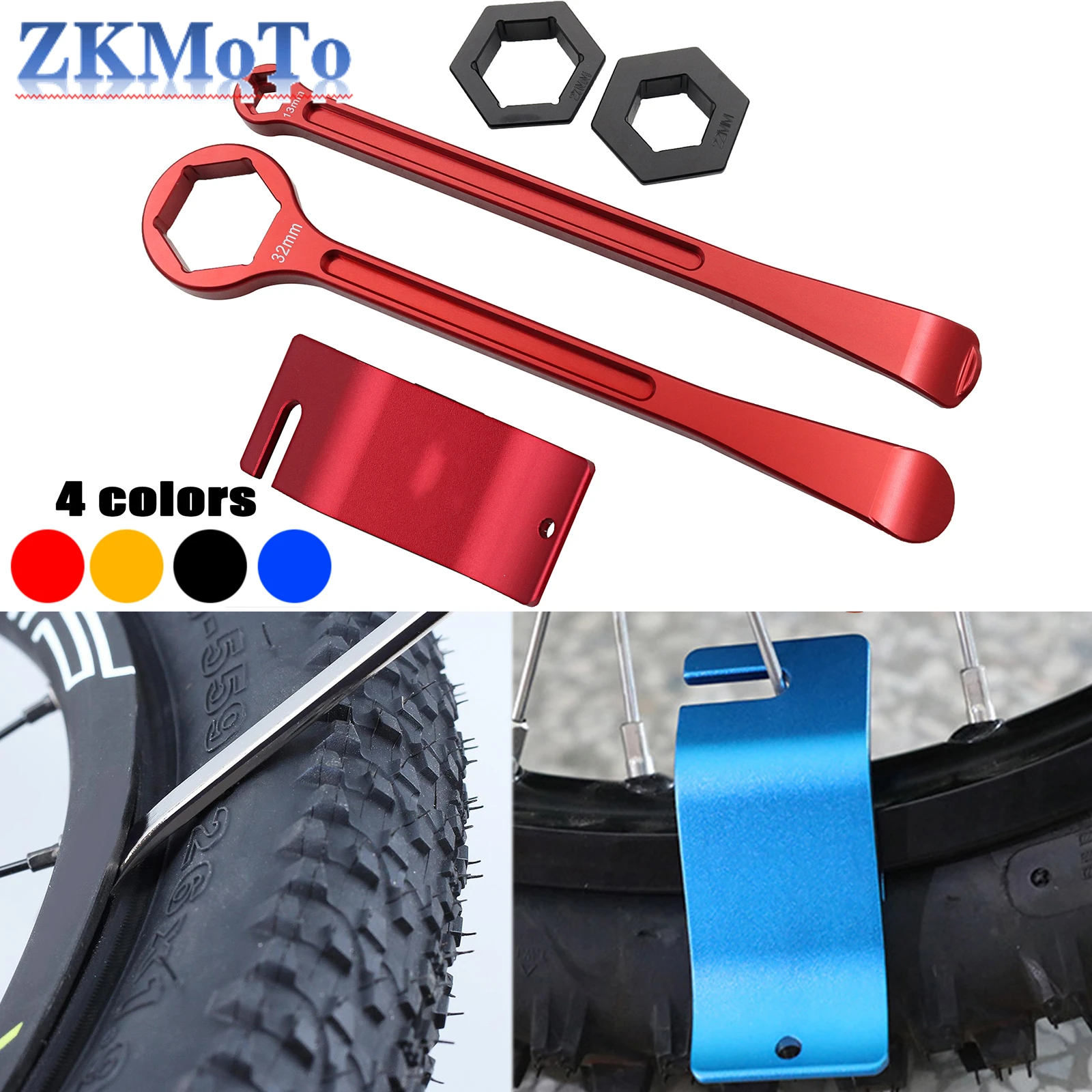 Herramienta para neumáticos de motocicleta Bead Buddy, palanca, cuchara, llave de eje, cambio de neumáticos para Husqvarna KTM Honda Kawasaki Yamaha