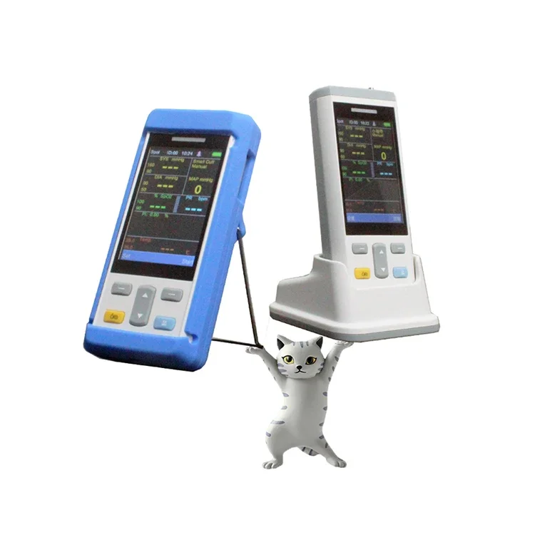 Medical Mobile Emergency Multi-Parameter Vet Monitor Multiparameter Veterinary Monitor With Good Price