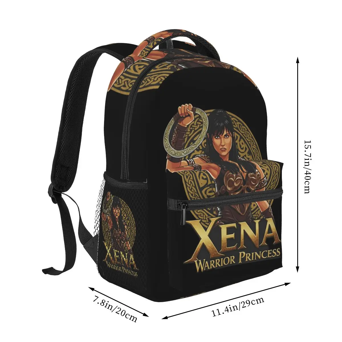 Xena Warrior Princess Real Authorized Student Backpack School Bag Hiking Travel Daypack for Men Women Bookbag Shoulder Bags
