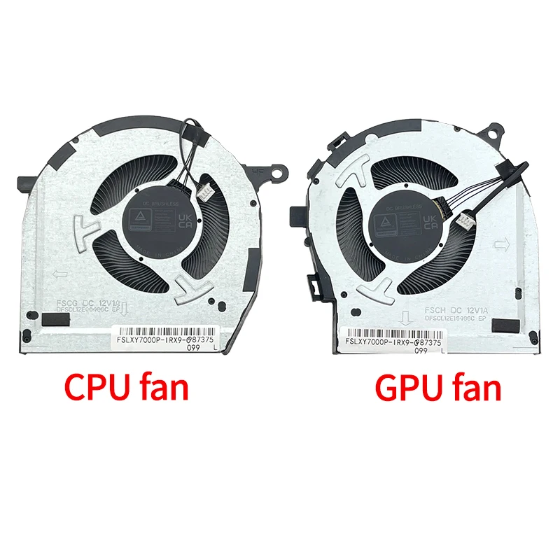 Laptop CPU Fan For Lenovo Y7000P IRX9 2024 Legion 7 16 IRX9 Legion 5 16IRX9 83DG Cooling Fan Y7000 IRX9 2024 R7000 APH9 2024