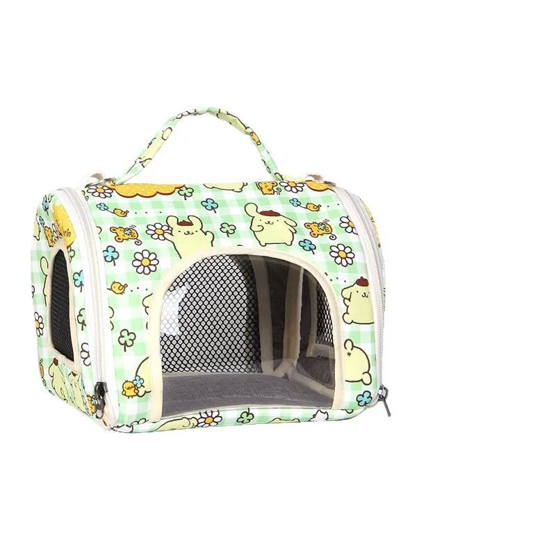 

Parrot Bird Out Bag Crossbody Breathable Summer Honey Bag Glider Flower Branch Mouse Peony Bird Cage