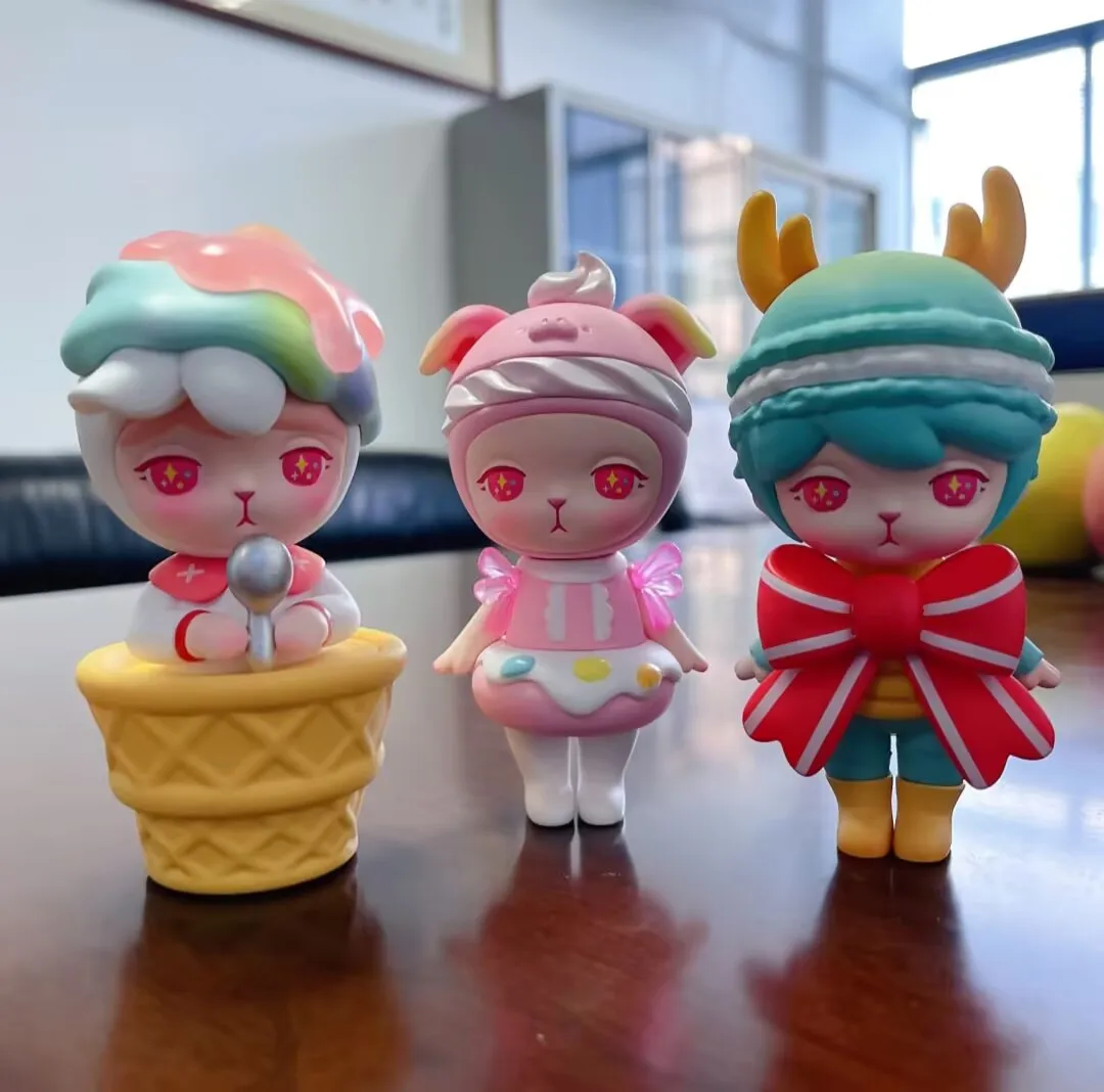 

POP MART Bunny Chinese Zodiac Series Kawaii Anime Action Figure Blind Box Toys Surprise Mystery Dolls for Girls Gift