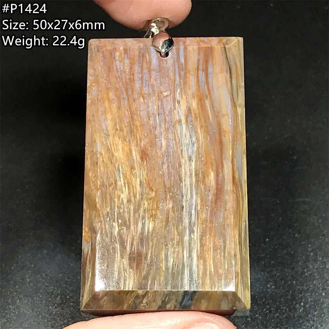Top Natural Pietersite Stone Pendant Jewelry For Women Men Gift Red Yellow Crystal Beads Silver Namibia Energy Gemstone AAAAA