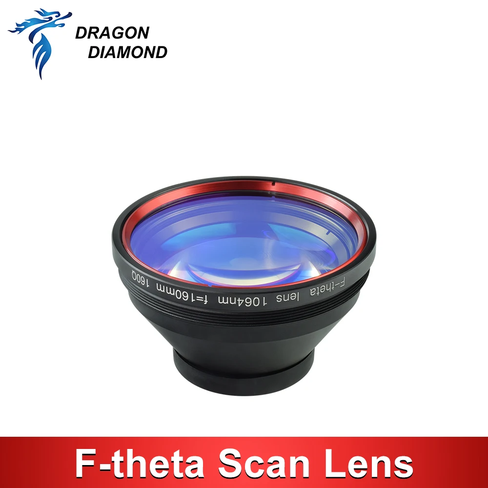 F-theta Field Scan Lens 70x70-300x300mm F100-420mm for 1064nm YAG Optical Fiber Laser Marking Machine Parts