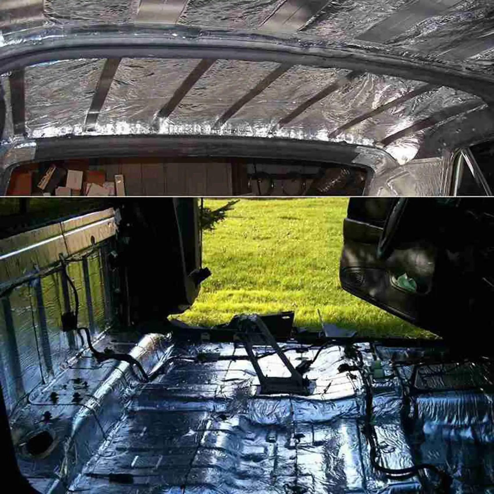 4Pcs 50X200cm Sound Deadener Car Insulation Bloack Heat&Sound Thermal Proofing Pad Auto Parts For Automobiles