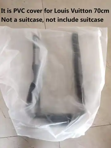 Transparent överdrag för LV resväska skyddande fodral för Louis Vuitton PVC-överdrag för LV 50/55/70 cm inkluderar ej bagage 10 best sales lv-fodral - №1