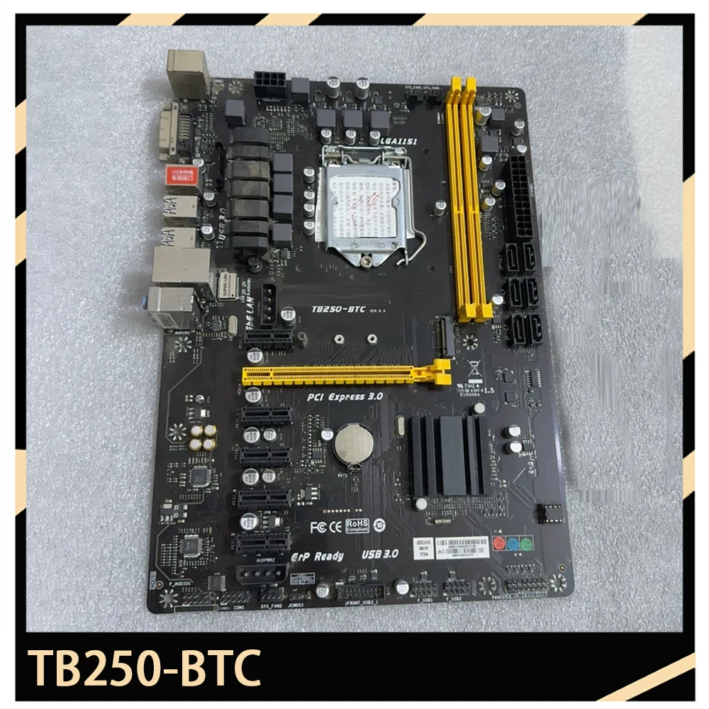 

TB250-BTC Motherboard LGA1151 DDR4 Supports 6th and 7th generation CPU