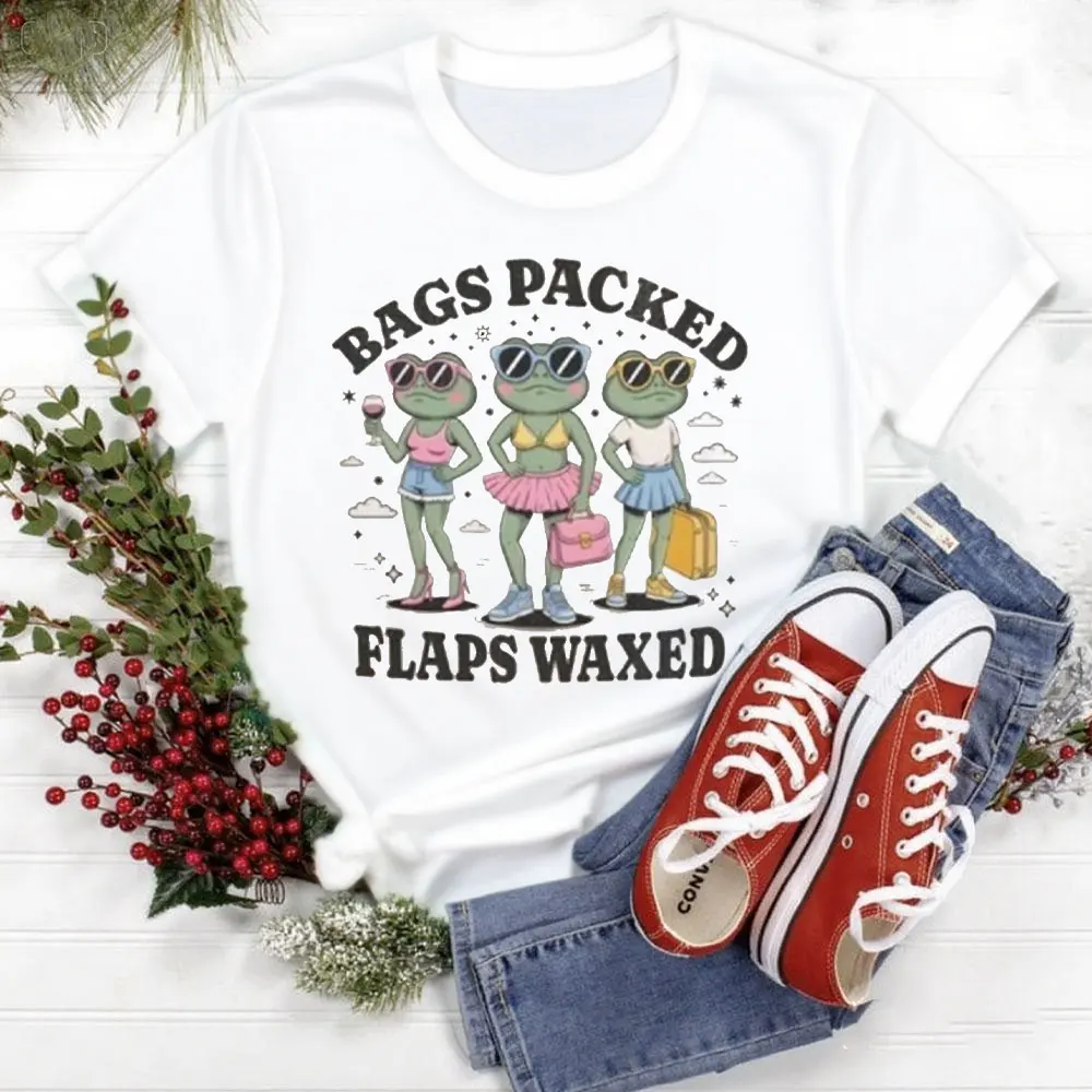 Bags Packed Flaps Waxed Shirt Inappropriate Shirts for Women Gifts for Girls Trip Funny Dirty Tshirt Funny Gag Gift Exchange