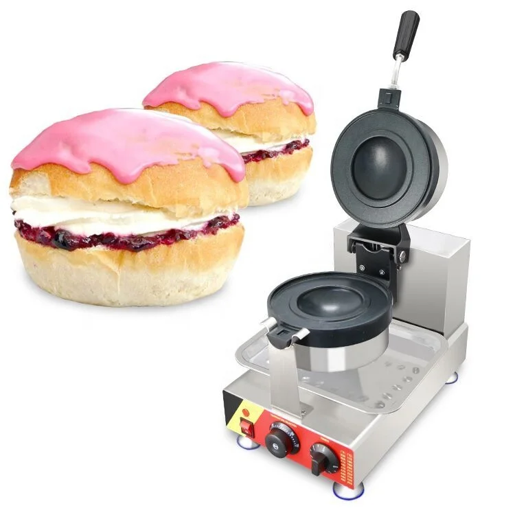 Donut Bun Ice Cream Burger Press Maker Machine with CE