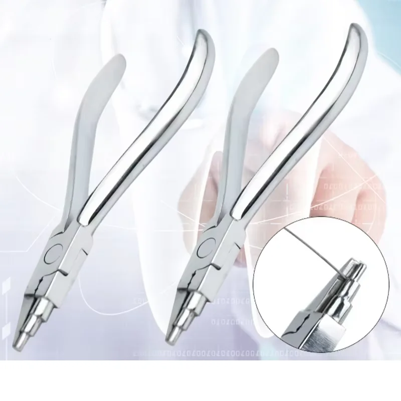 1pcs Precision Dental Forming Plier Dentistry Orthodontic Wire Bending Tool for Omega Loop & Tweed Tech Anti-Rust Steel