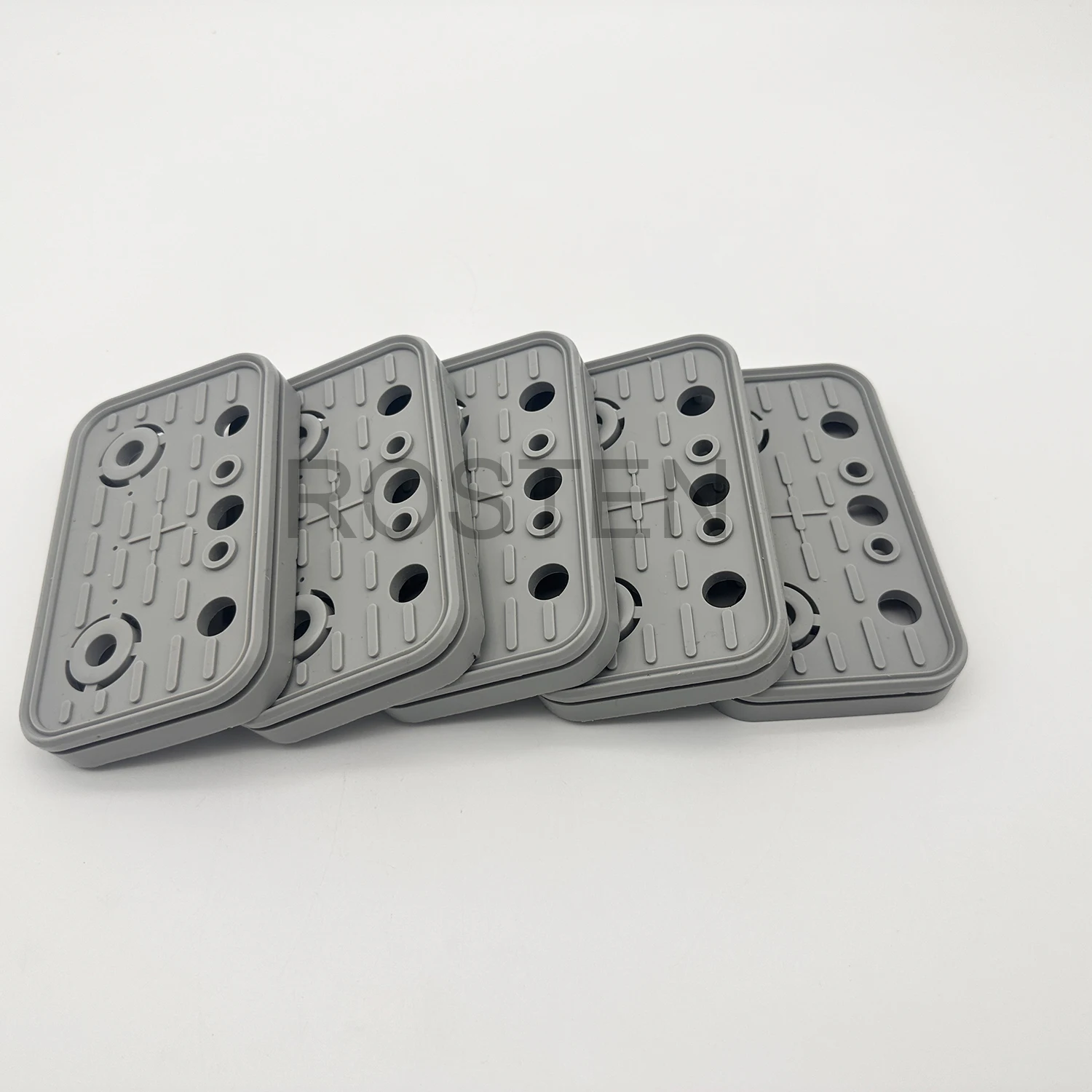 5pcs 125*75*17mm Homag PTP160 Machining Center CNC Vacuum Pad Cover Suction Cups Pods Rubber Replacement Plates