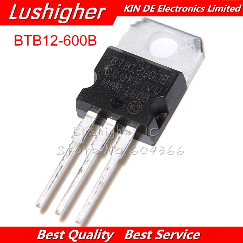 10PCS BTB12-600B TO220 BTB12-600 TO-220 BTB12 600B New Original