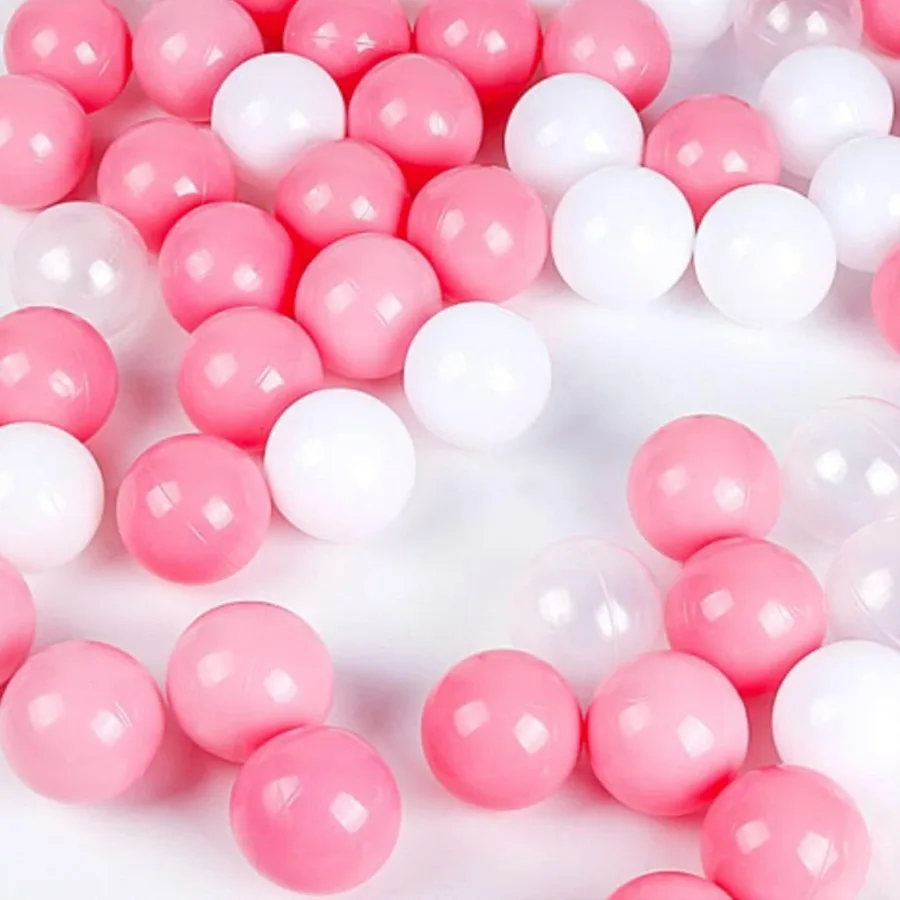Bolas de piscina de bolas, 200 unidades, bolas de plástico para parque infantil de bolas, sin BPA, a prueba de aplastamiento, túneles para gatear, bolas para perros de compañía
