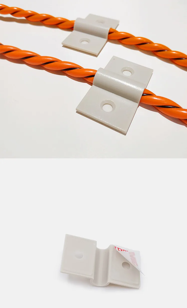 Linha fixa da detecção de vazamento do cabo de cfc da fita autoadesiva da vara 3m da colagem da corda da detecção do escape fixa instala a braçadeira do fio