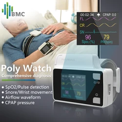 BMC Sleep Screener Poly watch YH-600A Pro/YH-600B Pro Portable Sleep Diagnostic System Sleep Diagnostic Accurate Diagnostic