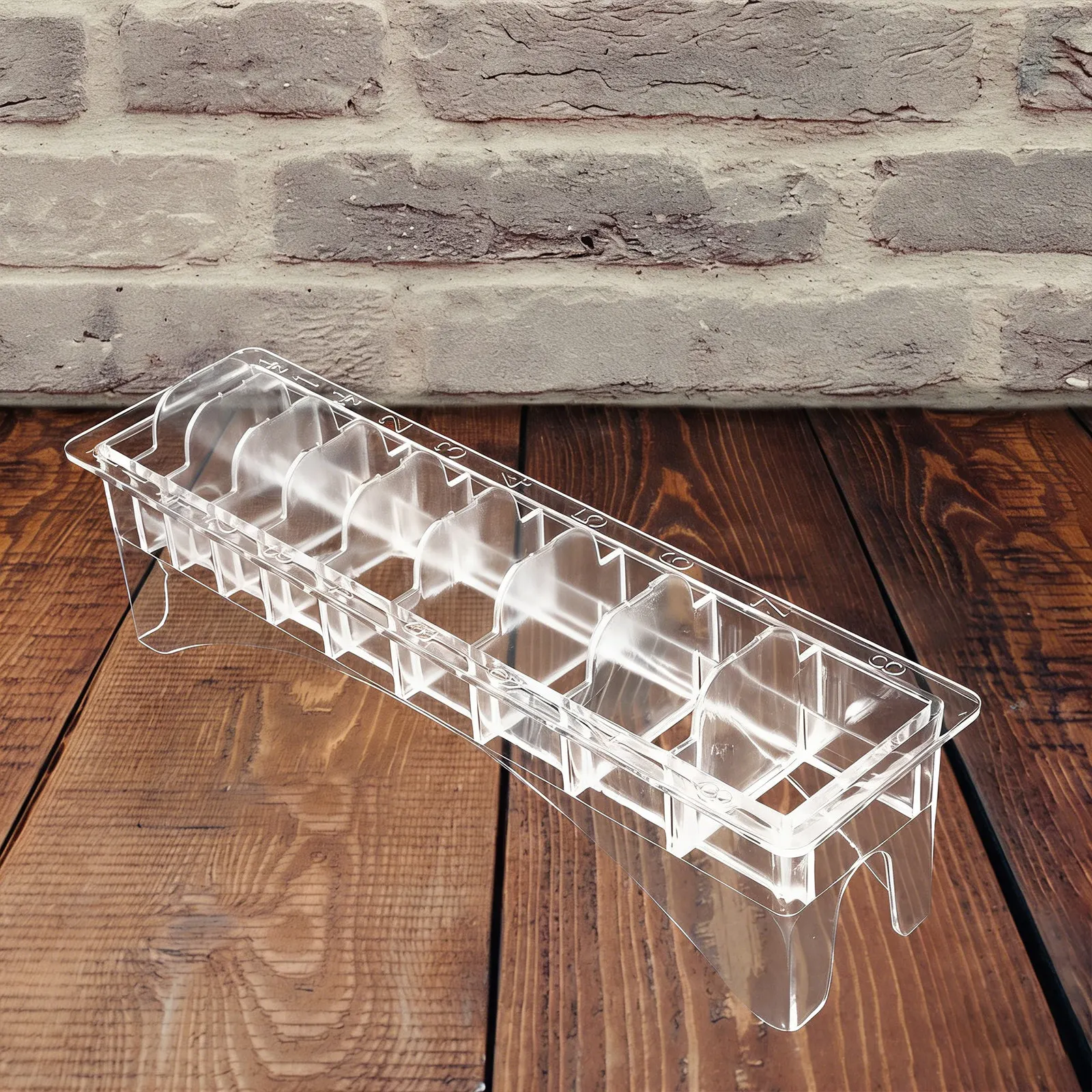 

2Pcs Premium ABS Comb Storage Box Stable Sturdy Hairdressing Accessory Organizer for Barbershop Guide Comb Storage Holder