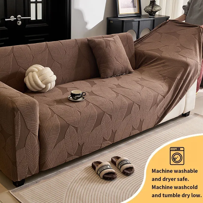 1PC-Four season universal light luxury high-end sofa cover, all inclusive sofa cover, fixed anti slip cover