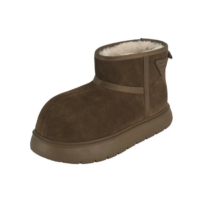 

Women Winter Snow Boots Made of Soft Plush Cow Suede for Warm Fashionable Winter Wear Ideal Cold Weather Outdoor Activities