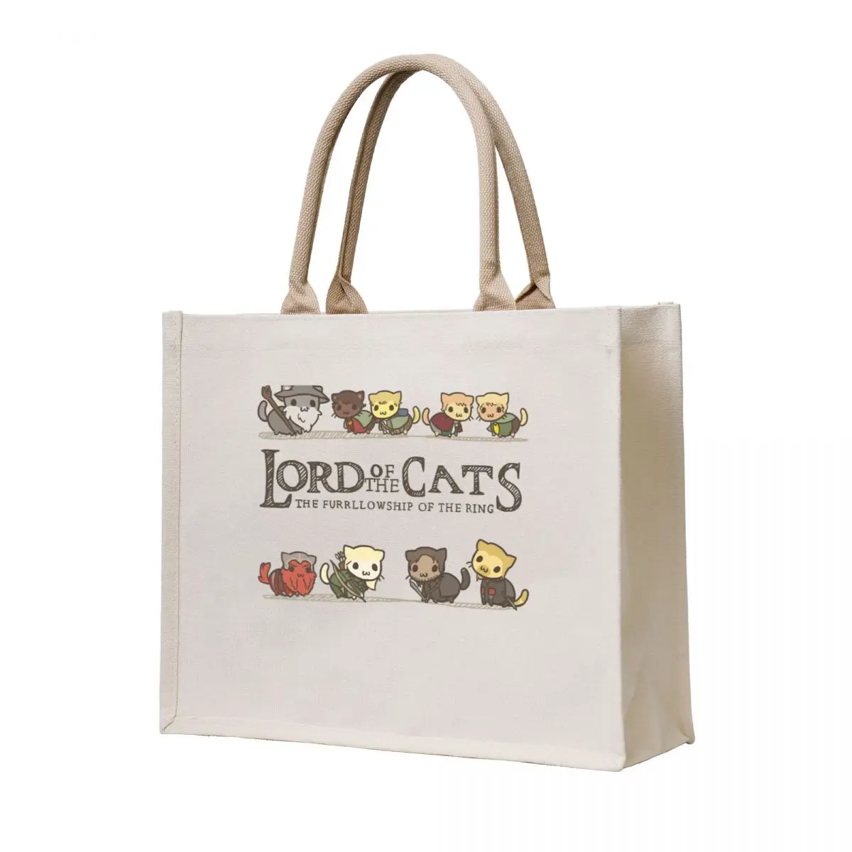 

The furrlowship of the ring Tote Bag tote bag custom tote bag men's reusable shopping