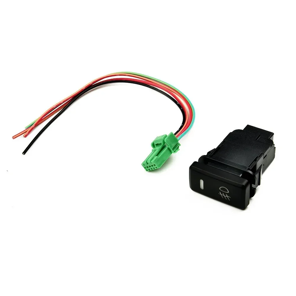 CarHome 4선식 자동차 안개등 스위치 39mm OEM 듀얼 푸시 온 오프 스위치 버튼 LED 라이트바 스위치 (도요타 타코마 신형)