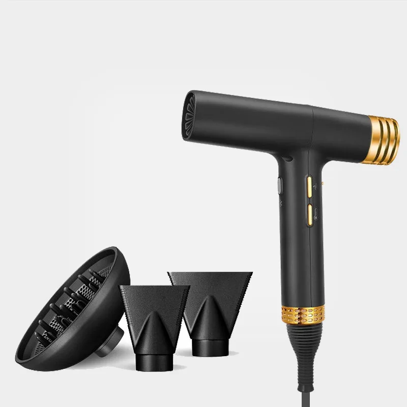 

Фен 11000 об/мин с низким басом, низким уровнем шума, интеллектуальная постоянная температура, быстросохнущие отрицательные ионы для домашнего и салонного использования