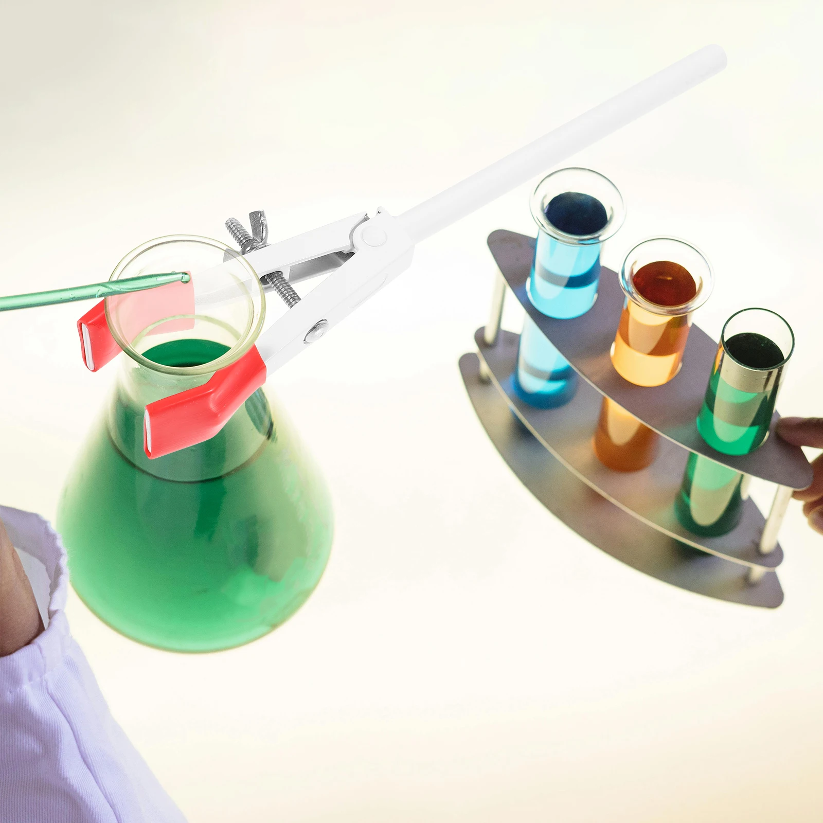 

Durable Zinc Alloy Flask Clamp Laboratory Equipment Holder Corrosion Resistant Condenser Tube Clip Test Tube Clip