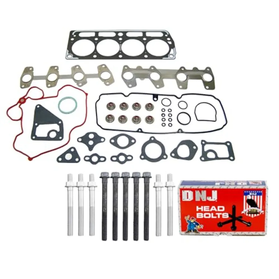 

DNJ HGB330 Cylinder Head Gasket Set with Head Bolt Kit for 1998-2003 GMC Isuzu Pontiac Cavalier Hombre S10 2.2L L4 8V OHV 2190