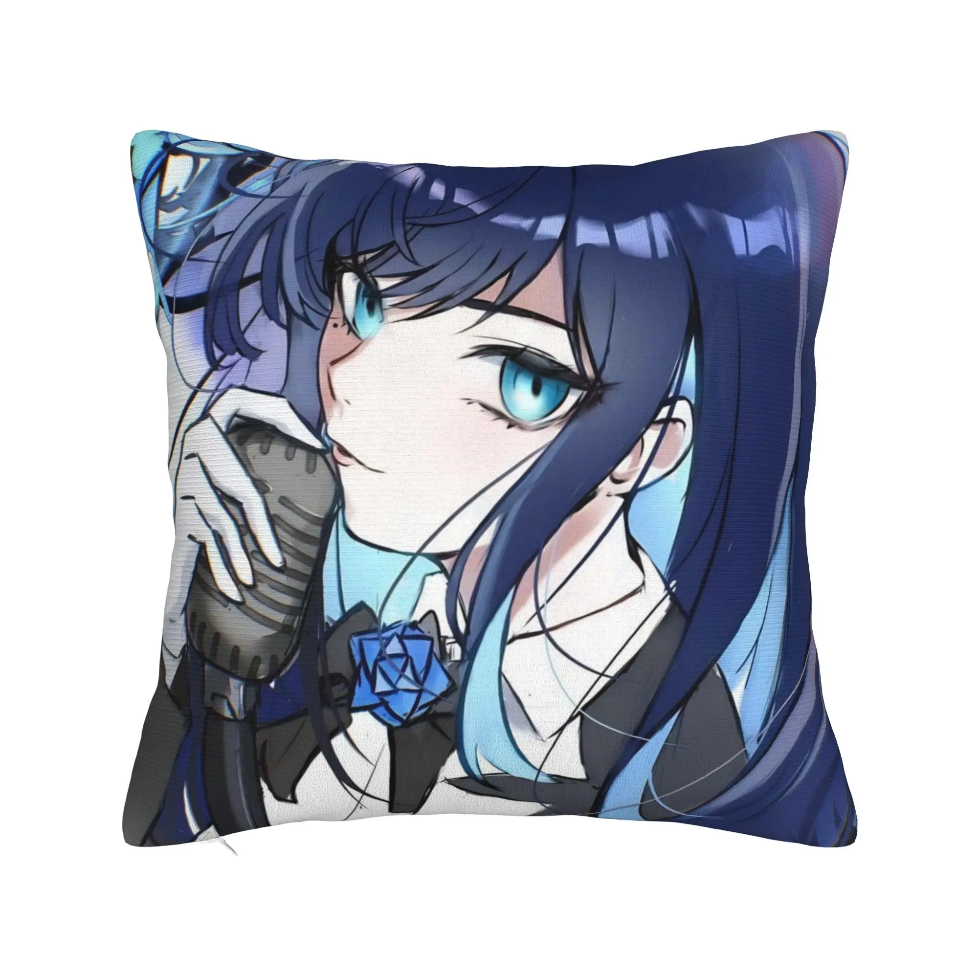 Ado Tour Singer Square Pillow Case  Cushion Cover Customized Zippered Decorative Pillowcase for Living Room 18