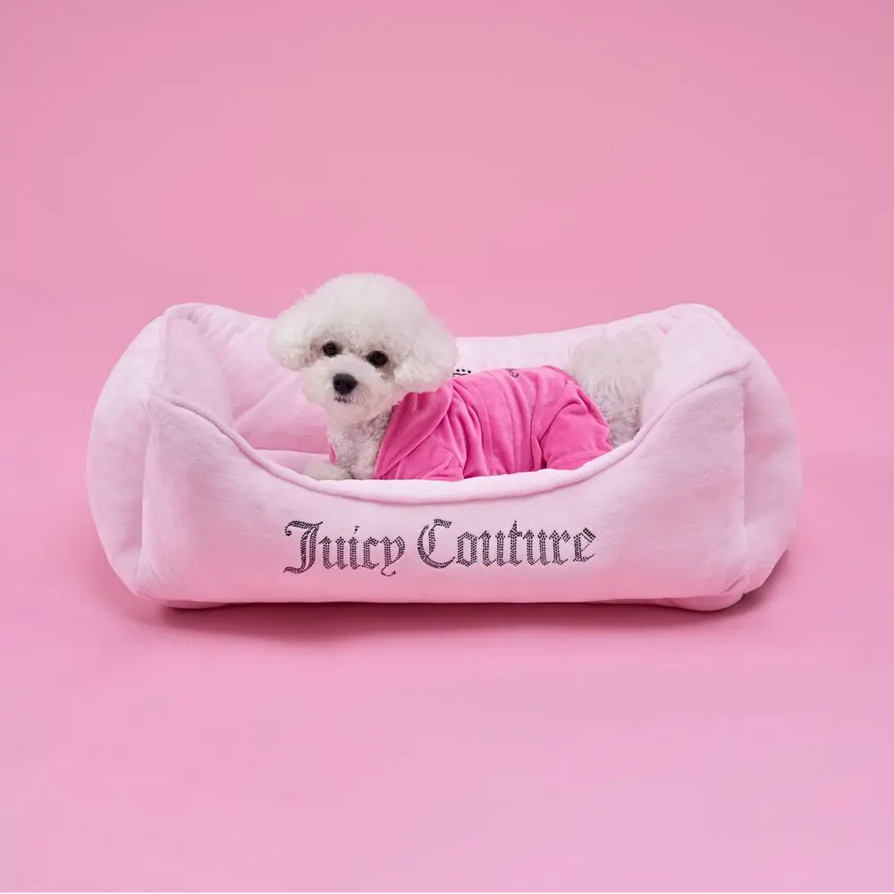 

Crown Bling Pink Pet Bed for Dogs and Cats Small 24 x 14 x 8