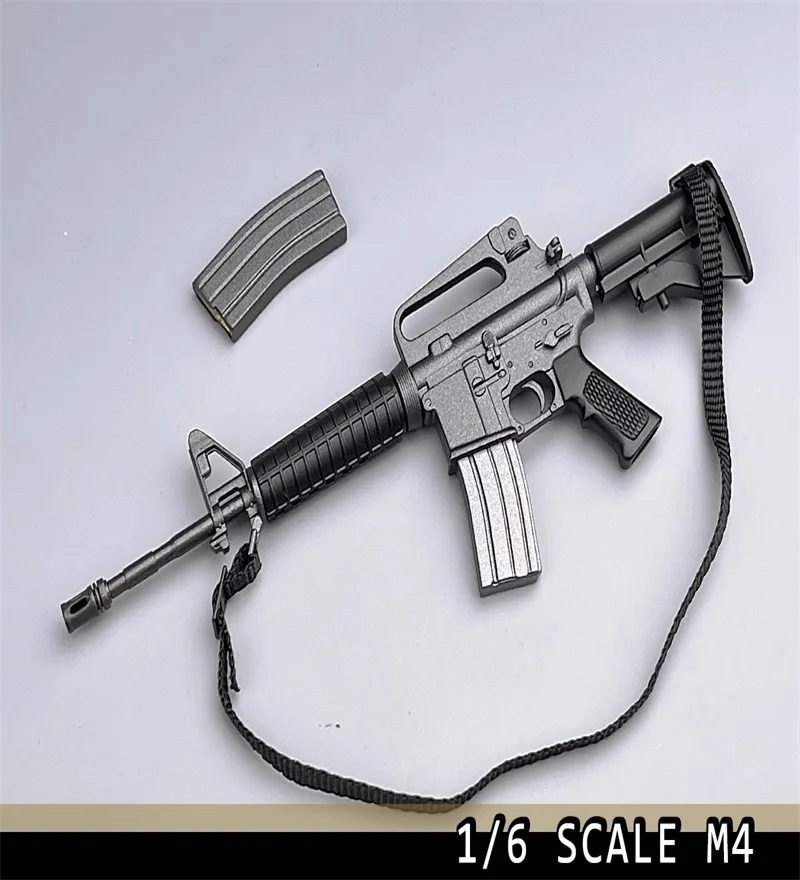 1/6 scena żołnierza zabawka broń wojskowa M4 M4A1 M4 SOPMOD M4 + M203 XM177 M16 MK12 Model figurek 12 \'\'ciało w magazynie