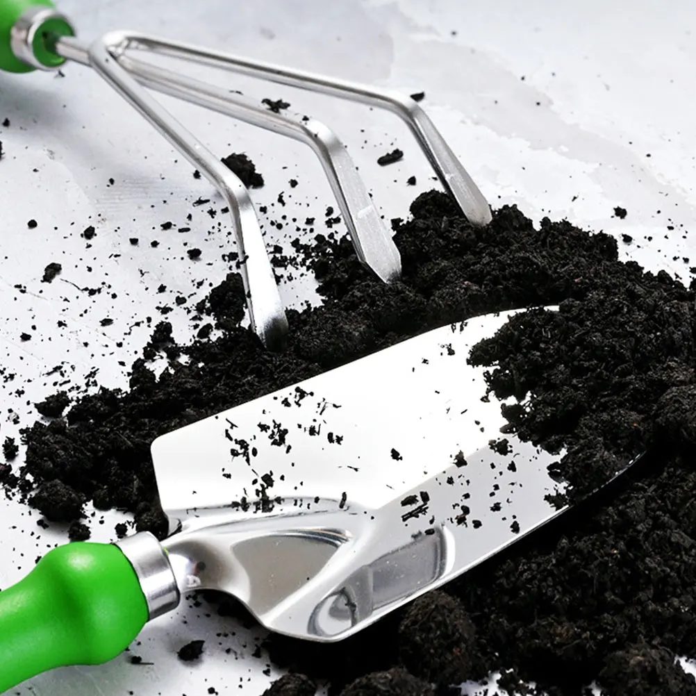 

Garden Shovel Stainless Steel Anti Rust Large Plastic Handle Spade for Digging Weeding Transplanting Potting Tool