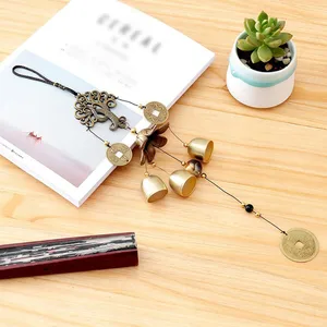 Metallholz Geldbaumwindspiel, viel Glück Bell, Gartenhaus, Äußere, Innenraum, Wandsuspensionsgebrauch, elegante Schalldekorationen 6 Hauptverkäufe Dinheirinho - №2