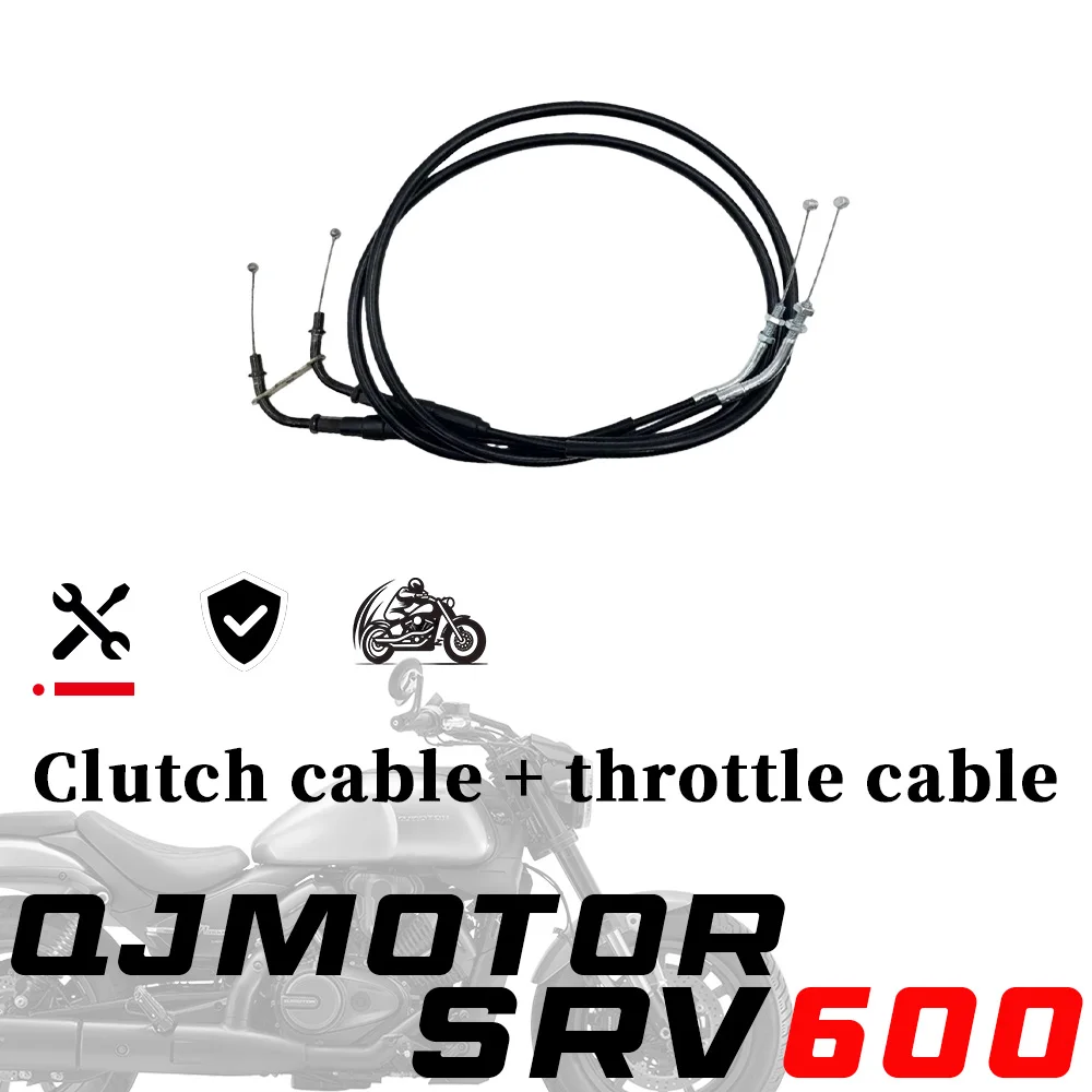 Linea frizione e cavo acceleratore QJMOTOR SRV 600 cavo cambio frizione cavo ritorno 600 SRV SRV600