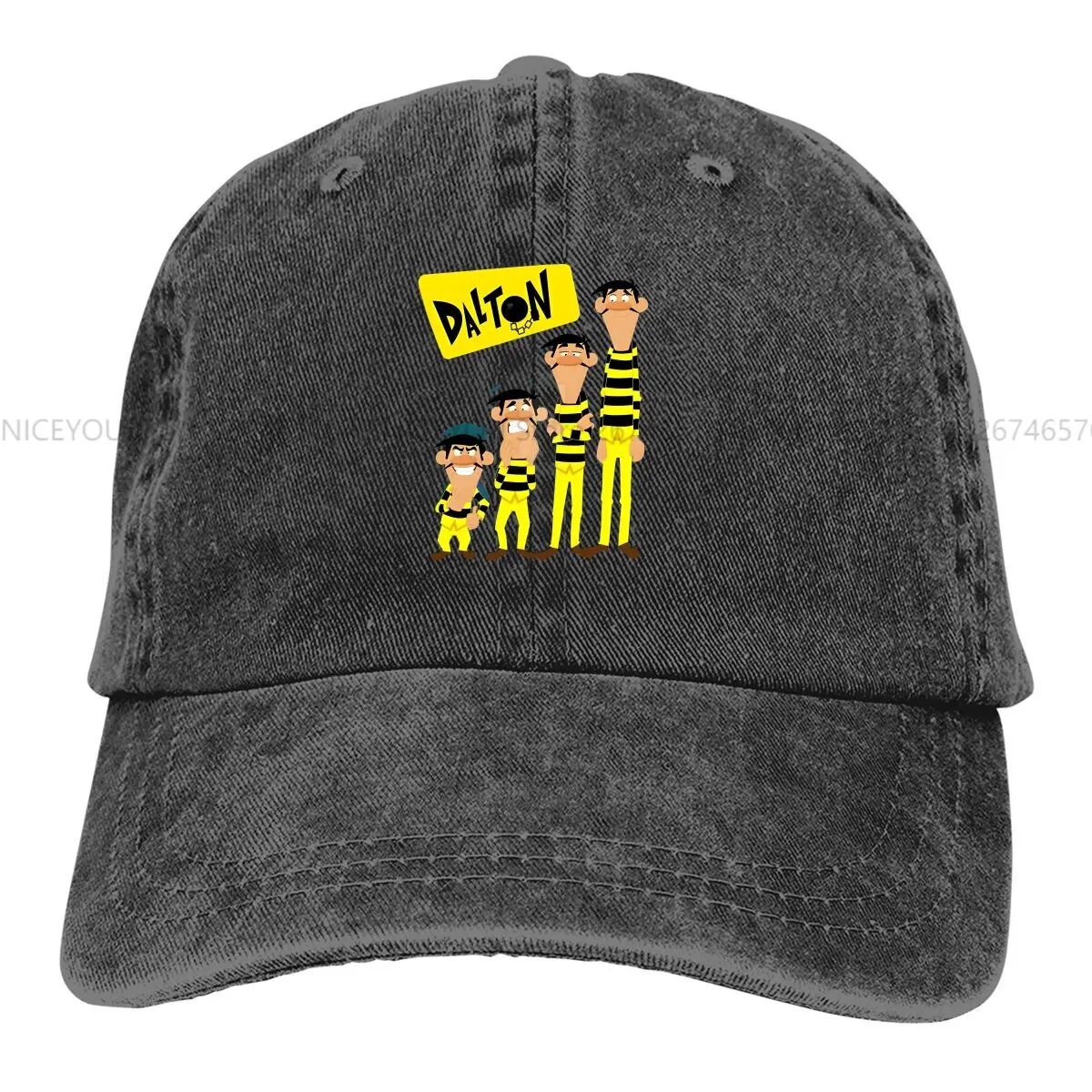 Pure Color Dad Hats The Daltons Women's Hat Sun Visor Baseball Caps Lucky Luke Cartoon Comic Peaked Cap