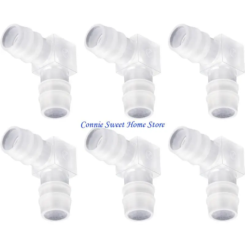 

LXAF 6 шт., 2-сторонние одинаковые колючие соединения, соединительный адаптер, фитинги для ирригационных труб