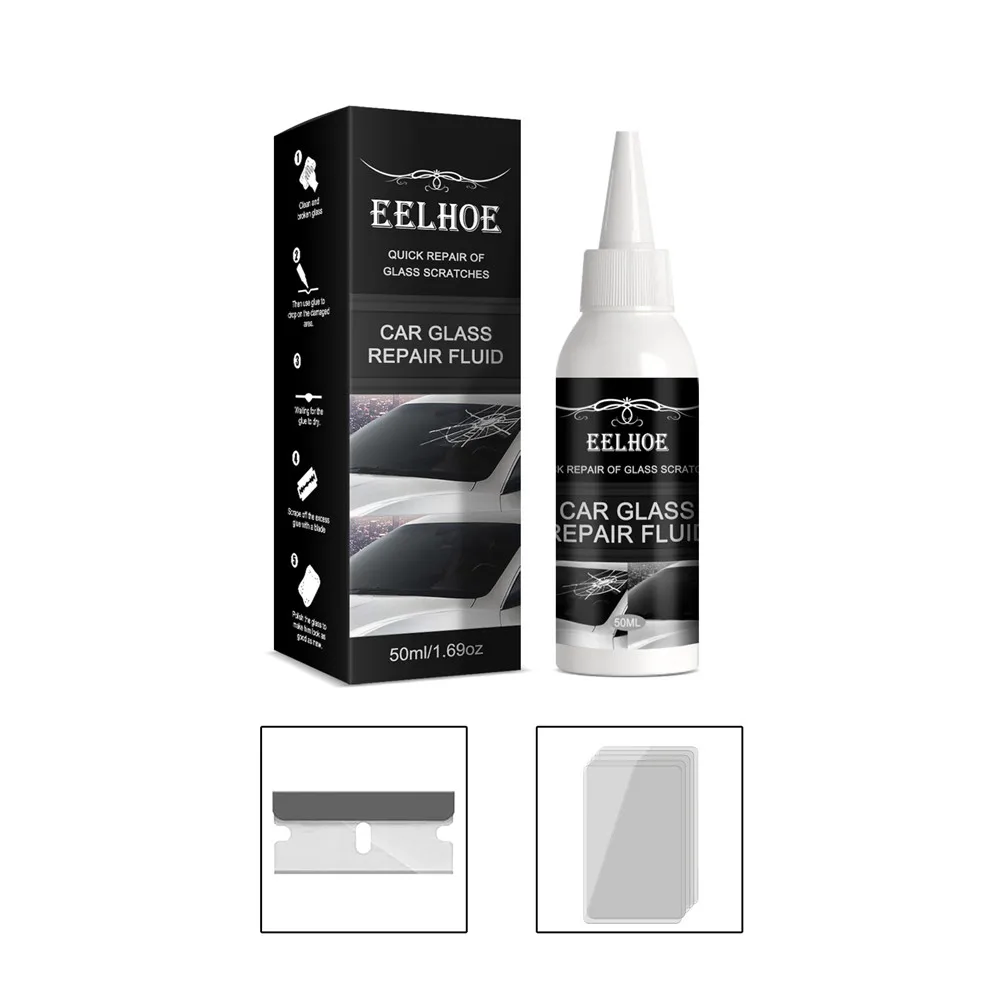 Upgrade Car Glass Nano Repair Fluid Windscreen Scratch Crack Restore Auto Window Repair DIY Car Windshield Cracked Repair Tool