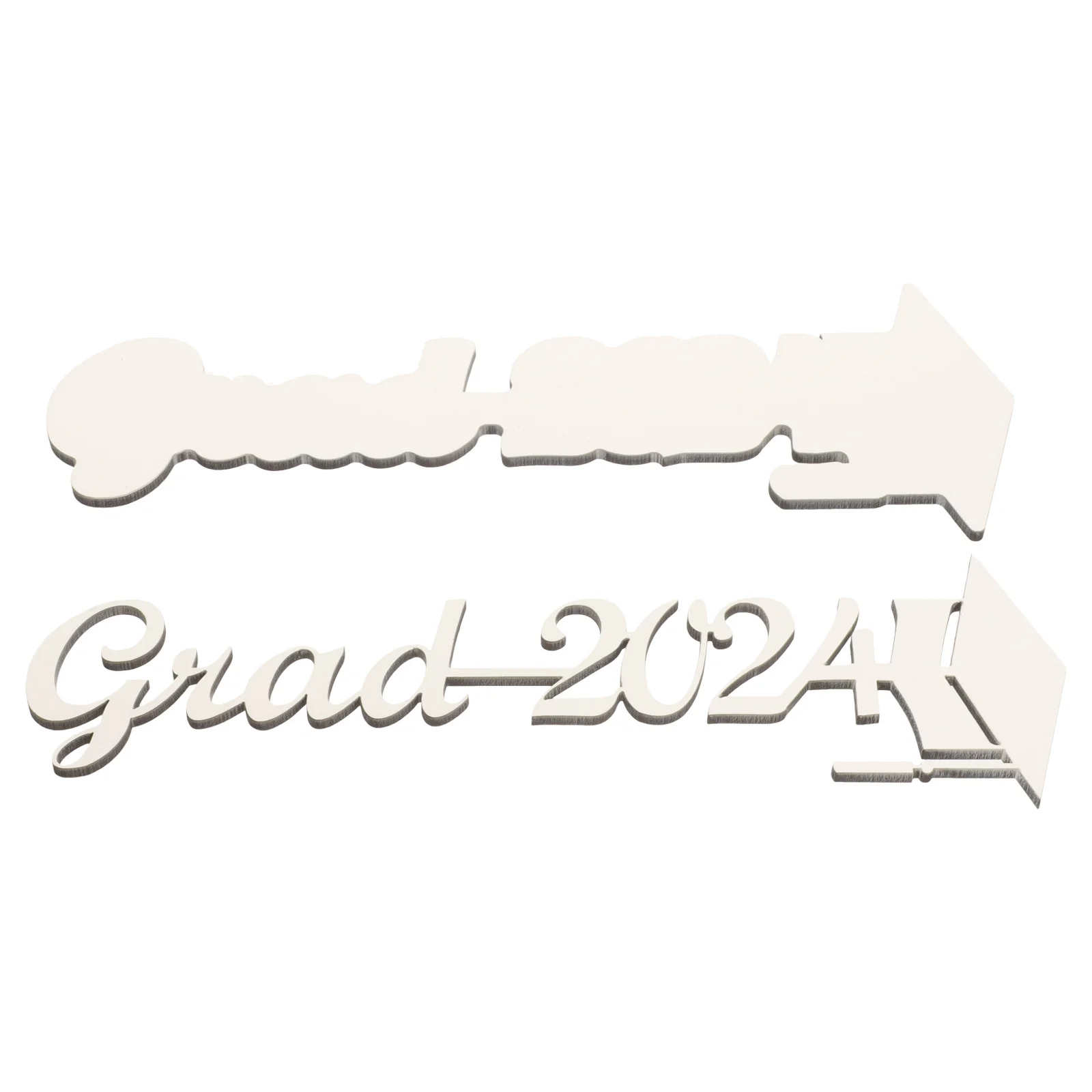 Sublimação em branco rosa transferência de calor placa densidade decoração grad 2024 festa mesa ornamento diy artesanato sublimação grad 2024