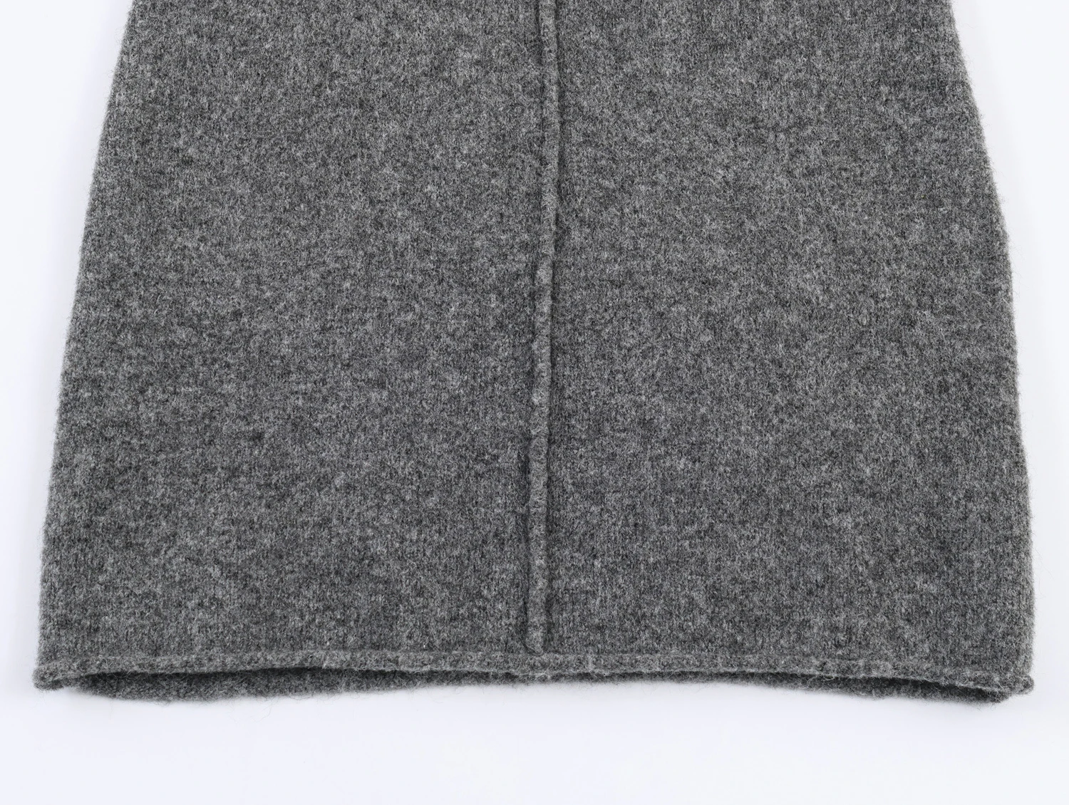 DEEABAE Winter nieuwe dameskleding Britse stijl zachte geribbelde mini-jurk met ronde hals en korte mouwen