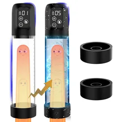 Electric Penis Pump Water Bath Penis Massage Enlarger Enlargement Vacuum Pump Sex Toys for Men Masturbator Penile Bigger Trainer