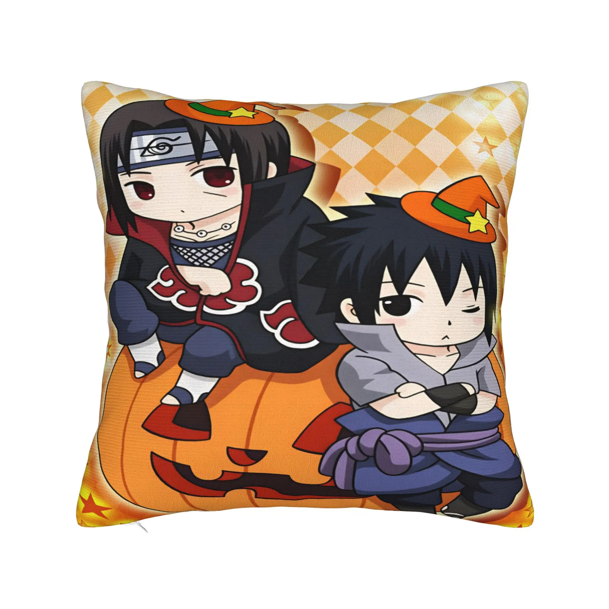 Halloween Uzumaki Pillow Cover Uchiha Itachi Cute Funny Pillow Case For Chair Sofa Home Decor Comfy Pillowcases Birthday Present