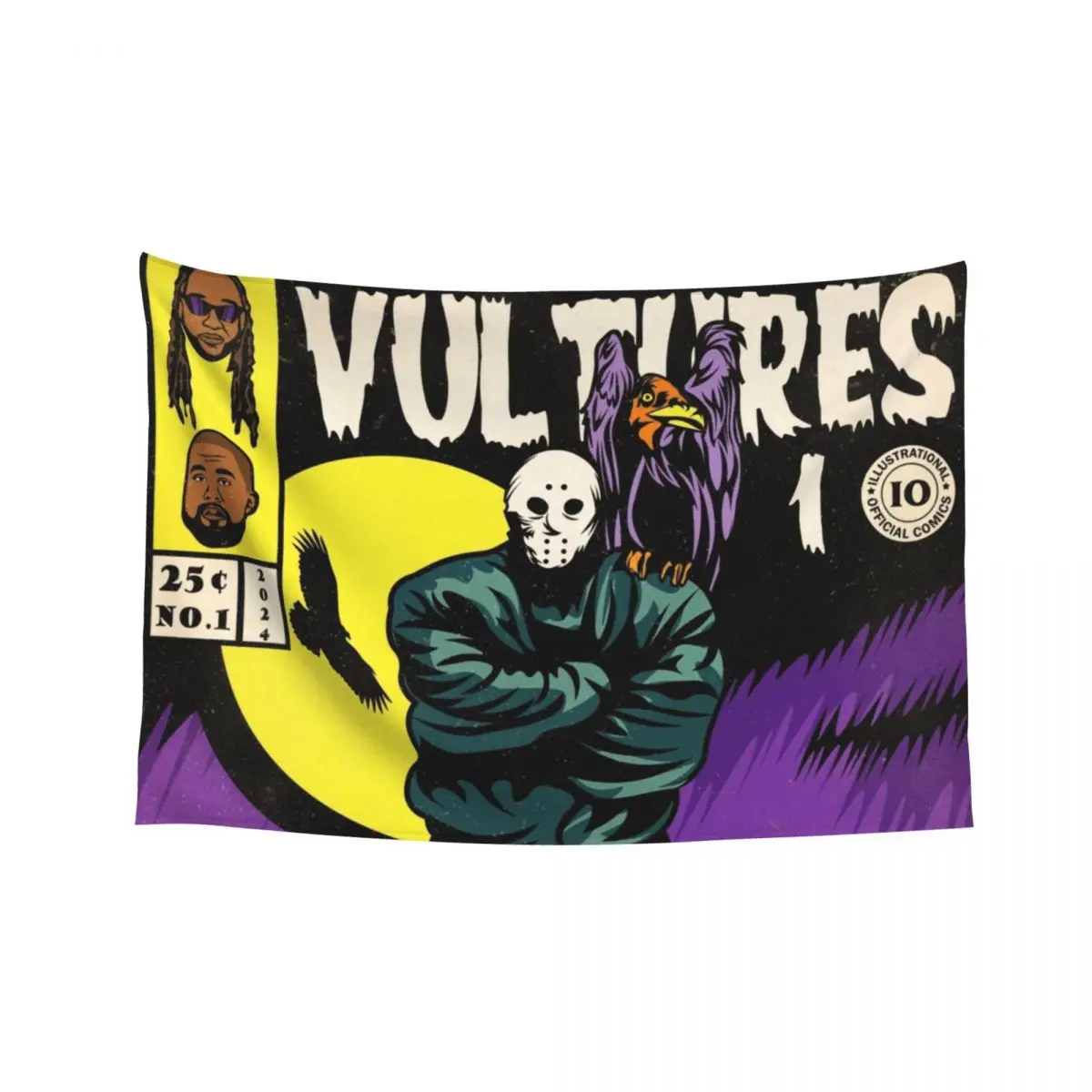 

vultures 1 kanye Tapestry Art Mural Wall Art Aesthetic Room Decor Room Design Tapestry