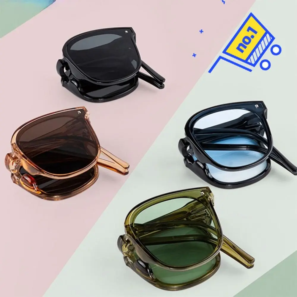 

Summer Plastic Foldable Sunglasses Driver Shades UV400 Goggles Easy Carry Folding Sun Glasses for Women & Men