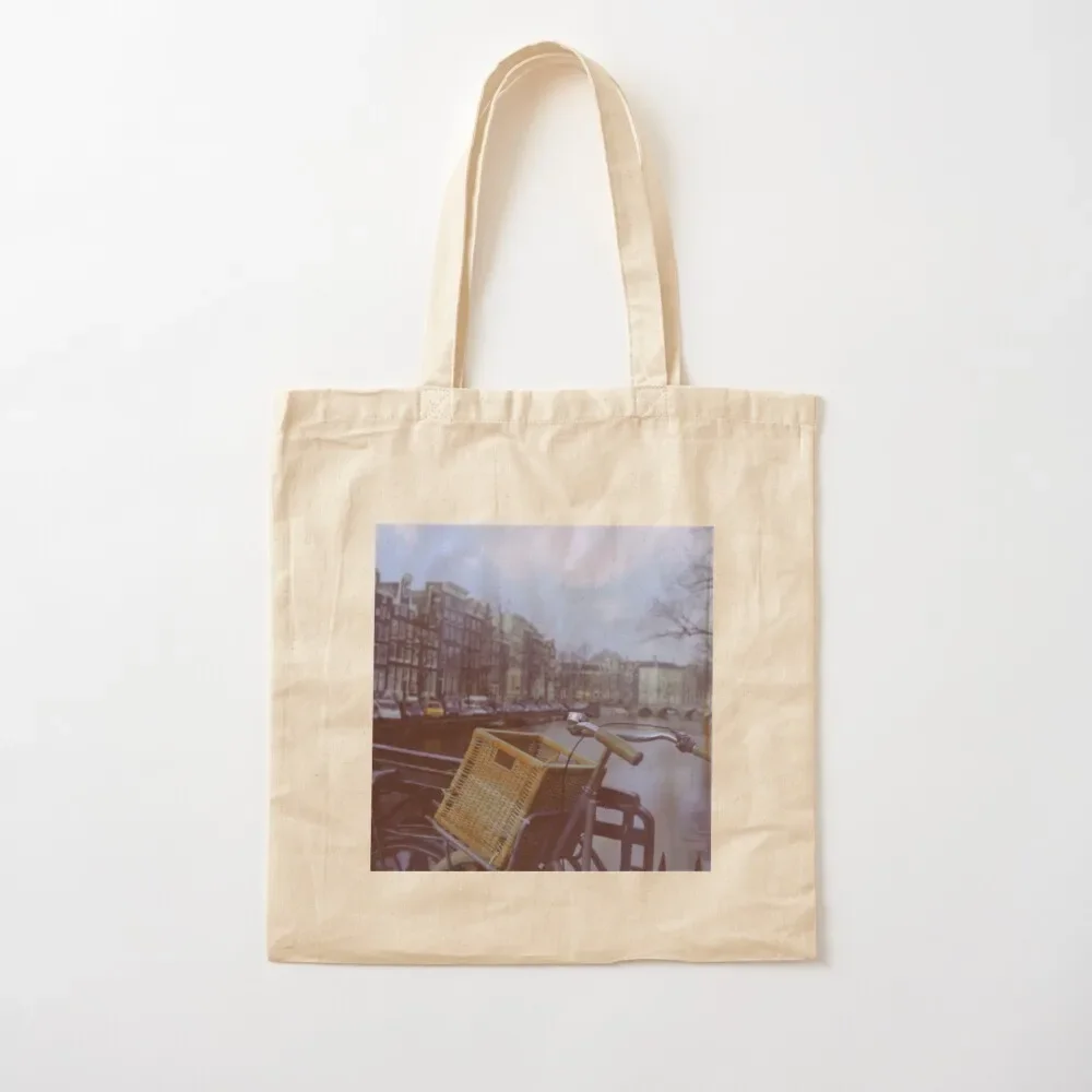 Dam Basket Bike Tote Bag Canvas stote bag the tote bag tote bags cloth bags