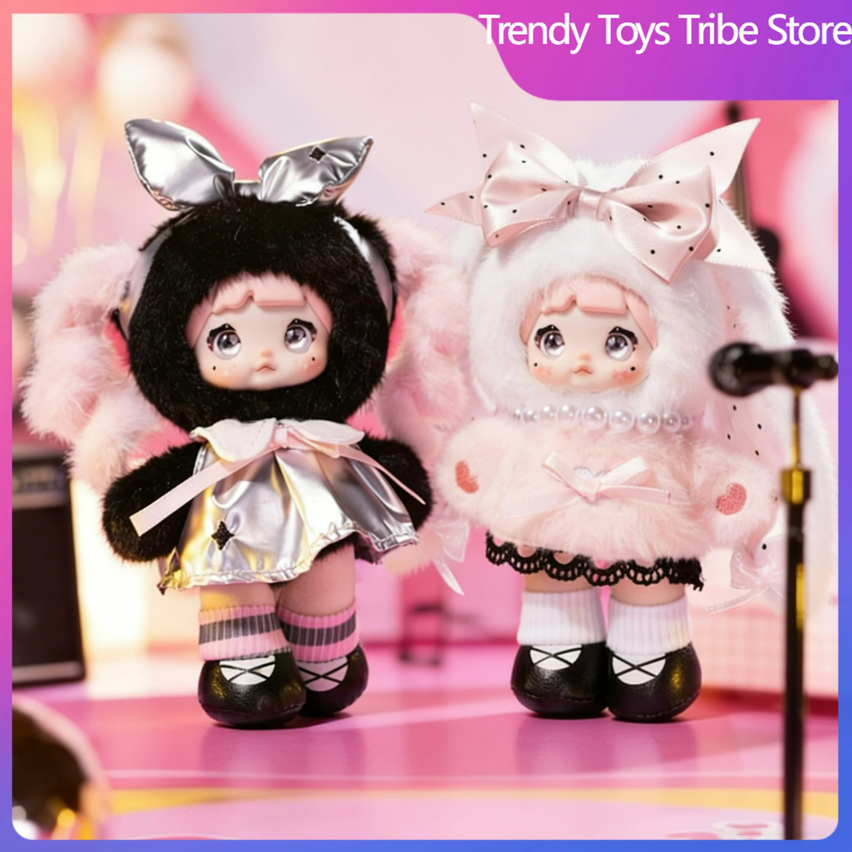 

Nommi Pink Energy Series Series Plush Doll Blind Box Cute Trendy Toy Surprise Bag Mystery Pendant Joint Moveable Exquisite Gifts