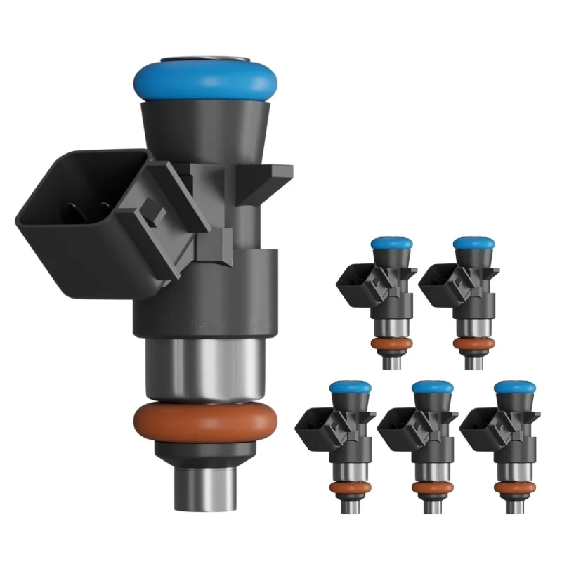 6PCS Fuel Injector 4 Holes Compatible 0280158233 For Chrysler Town & Country 3.6L ; Dodge Avenger Charger Durango 3.6L