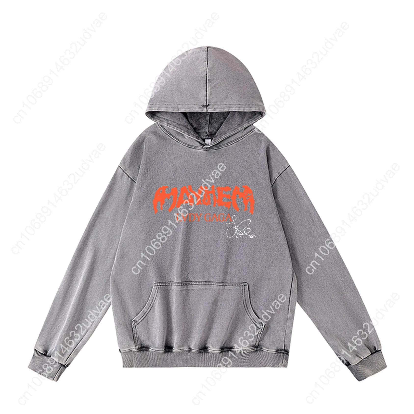 Felpe con cappuccio Lady Gaga Felpa con cappuccio retrò Uomo Donna Adolescente Felpa pullover vintage con top oversize personalizzati tascabili