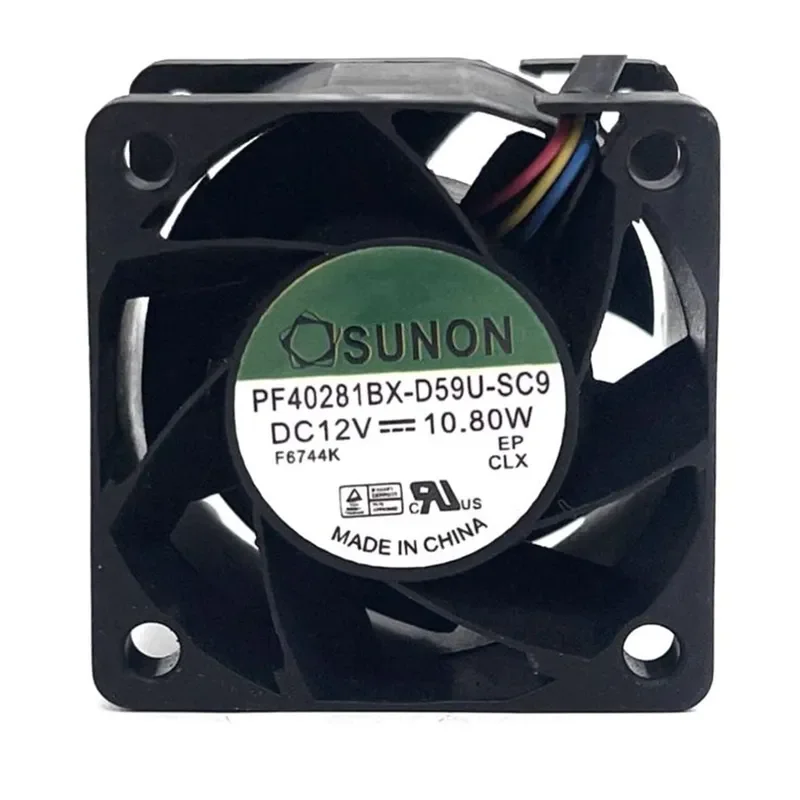for SUNON PF40281BX-D50U-ACP/SCP 12V 10.8W Cooling Fan for Electric Welding Machine Cabinet Approved New