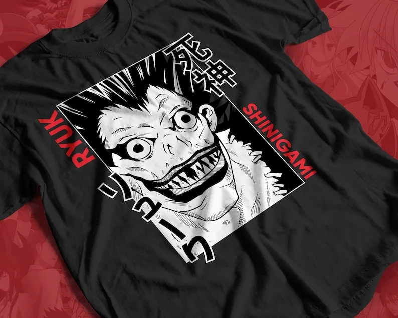 

Ryuk Tshirt Unisex, Deathnote Manga, Lover Shirt, Graphic Tee, Manga Shirt, Japanese Shirt