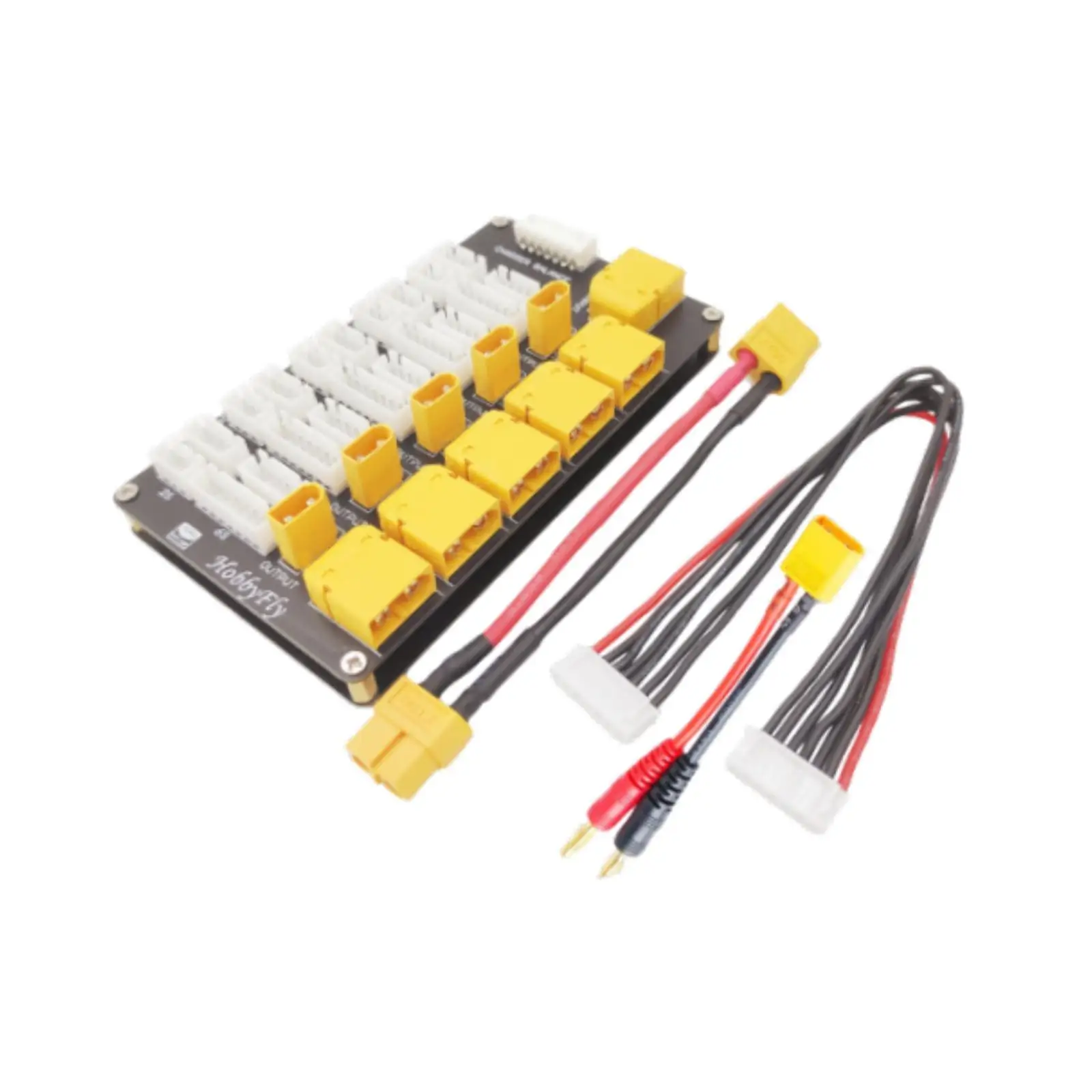 

Плата параллельной зарядки Imax B6 Зарядное устройство Hota Q6 Lipo Battery Isdt B6AC 2-6S Разъемы Сбалансированная плата зарядного устройства XT30 XT60