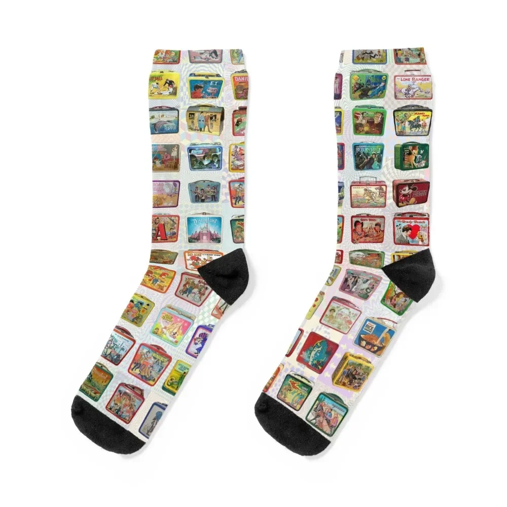 

Lunchboxes Socks japanese fashion shoes hiking anti-slip Socks For Women Men's Children's sheer Christmas Boy Socks Women's